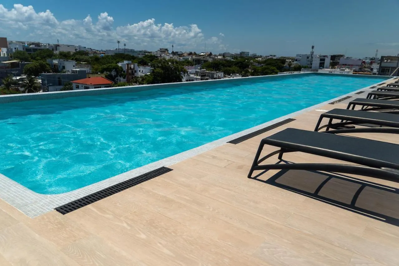 Fancy 3 Bedroom Apartments In Downtown Playa Rooftop Pool Gym Playa del Carmen Mexico